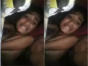 Today Exclusive- Cute Girl Hard Fucked By Bf
