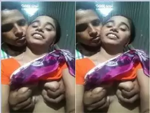 Today Exclusive- Boudi Kissing and Boob Press by Dewar