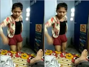 Today Exclusive- Cute Desi Girl Wearing Cloth