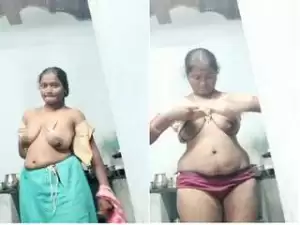 Exclusive- Mallu Bhabhi Changing Cloths