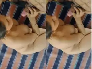 Today Exclusive-Sexy Bhabhi Blowjob and Hard Fucked by Hubby Part 3