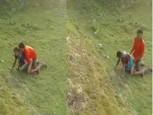 Today Exclusive- Village Randi Bhabhi Fucked In Doggy Style
