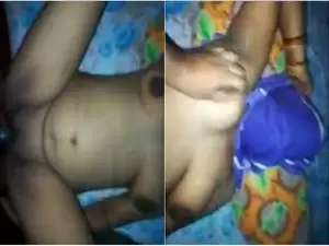 Today Exclusive- Desi Boudi Boob Pressing and Hard Fucked By Hubby Part 2