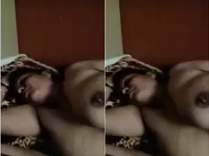 Today Exclusive- Mallu Wife Nude Video Record By Hubby Part 1