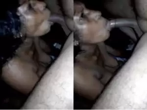 Today Exclusive- Lankan Wife Sucking Hubby Dick