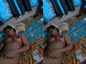 Today Exclusive- Sexy Call Girl Nude video Record By Customer