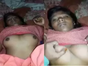 Today Exclusive-Desi Village Girl Boob Pressing and Hard Fucked By Lover
