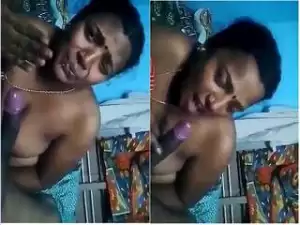 Today Exclusive- Mallu Bhabhi Blowjob