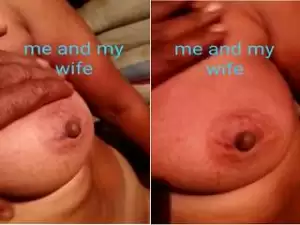 Today Exclusive- Desi Wife Boob Pressing By Hubby