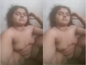 Today Exclusive- Horny Desi Bhabhi Record her Nude Selfie