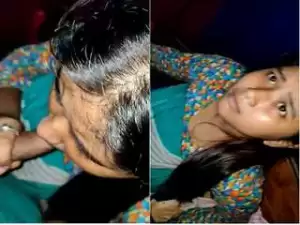Today Exclusive- Cute Assami Girl Blowjob and Fucked Part 2