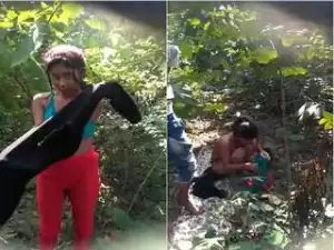 Today Exclusive- Desi Lover OutDoor Fucking
