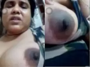 Today Exclusive- Horny Boudi Showing Her Big Boobs And Wet Pussy