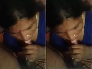 Today Exclusive- Desi Wife Blowjob