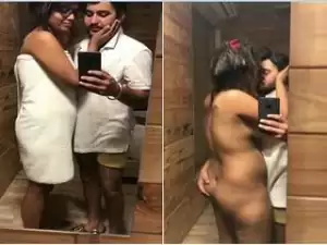 Exclusive- Hot Punjabi Couple Romance Selfie