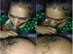 Today Exclusive- Desi Village Bhabhi Blowjob