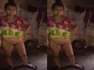 Today Exclusive- Bhabhi Wearing Cloths after Bath Record By Hubby