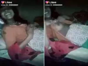 Exclusive-Cute Village Girl Showing Her Boob
