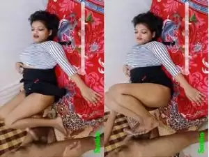 Today Exclusive- Sexy Sarika Give Foot Job to Her New Lover
