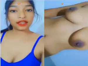 Today Exclusive- Sexy Desi Girl Showing Her Boobs and Pussy Part 2