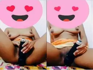 Today Exclusive- Sexy Desi gil Enjoy With Dildo