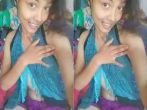 Today Exclusive- Cute Desi Girl Changing Cloths