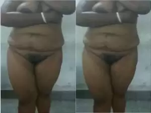 Today Exclusive- Desi bhabi Showing Her Nude Body part 5