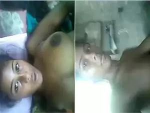 Today Exclusive- Village Bhabhi record Nude Selfie