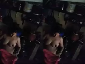 Today Exclusive- Desi Bhabhi Bathing and Wearing Cloths Part 7