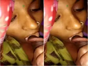 Today Exclusive- Desi village Girl Blowjob