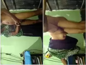 Exclusive- Desi Wife HandJob And Standing Fuck