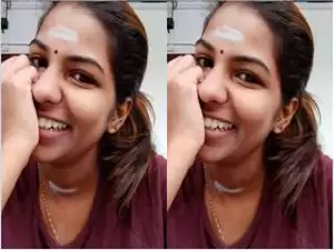 Today Exclusive- Cute Lankan Tamil Girl Showing Her Boobs and Pussy Part 4