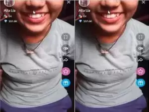 Today Exclusive- Cute Desi girl Showing Her Boobs on Tango Live Show part 1
