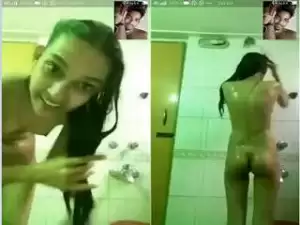 Today Exclusive- Sexy Desi Girl Bathing