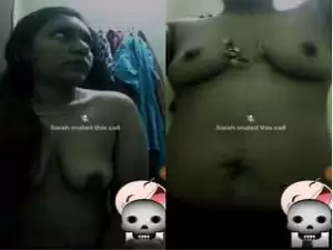 Today Exclusive-  Desi Telugu Cheating Wife Showing Her Boobs To Lover On Video Call