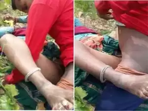Exclusive- Desi Randi Bhabhi Outdoor Sex With Young Guy