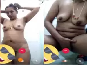 Today Exclusive- Horny Mallu Bhabhi Showing Her Boobs and Pussy Part 2