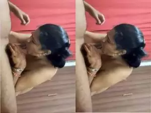 Today Exclusive- Desi Randi Bhabhi Blowjob