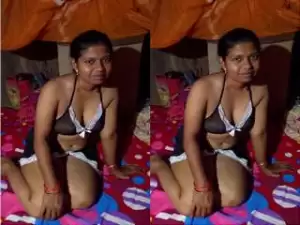 Today Exclusive- Boudi Record her Nude Selfie for Hubby Part 1
