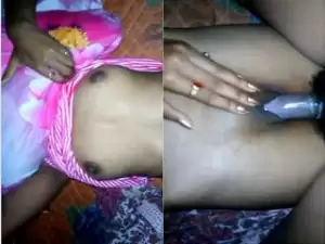 Today Exclusive-Desi Wife Boob Pressing and Tight Pussy Fucked By Hubby Part 1