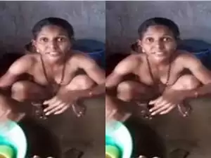 Today Exclusive- Village Wife Bathing Record By hubby Part 2