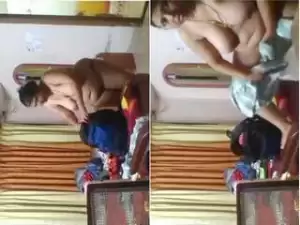 Today Exclusive- Tamil Wife Nude Video Record In Hidden Cam