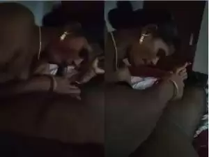 Today Exclusive- Desi Tamil Wife Blowjob and Fucked