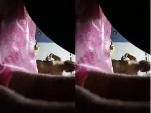 Today Exclusive-Tamil Girl Weaning Cloths Record In hidden Cam
