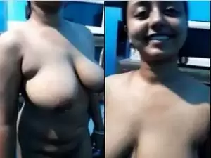 Today Exclusive- Boudi Nude Video Record By Hubby part 2