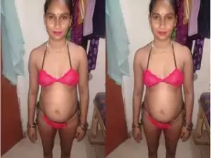Today Exclusive- Sexy Desi Bhabhi In Bra panty part 2