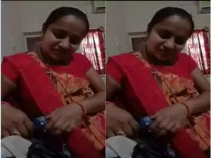 Today Exclusive-Desi Boudi Blowjob and Ridding Dick Part 2