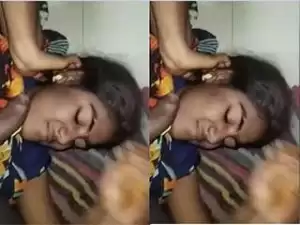 Today Exclusive- Cute Tamil Girl Blowjob and Fucked part 2