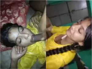 Today Exclusive -Sexy Desi Bhabhi Blowjob