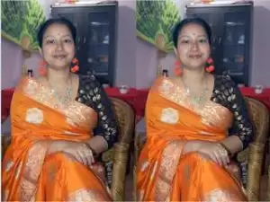Today Exclusive- Horny Boudi Masturbating With Brinjal